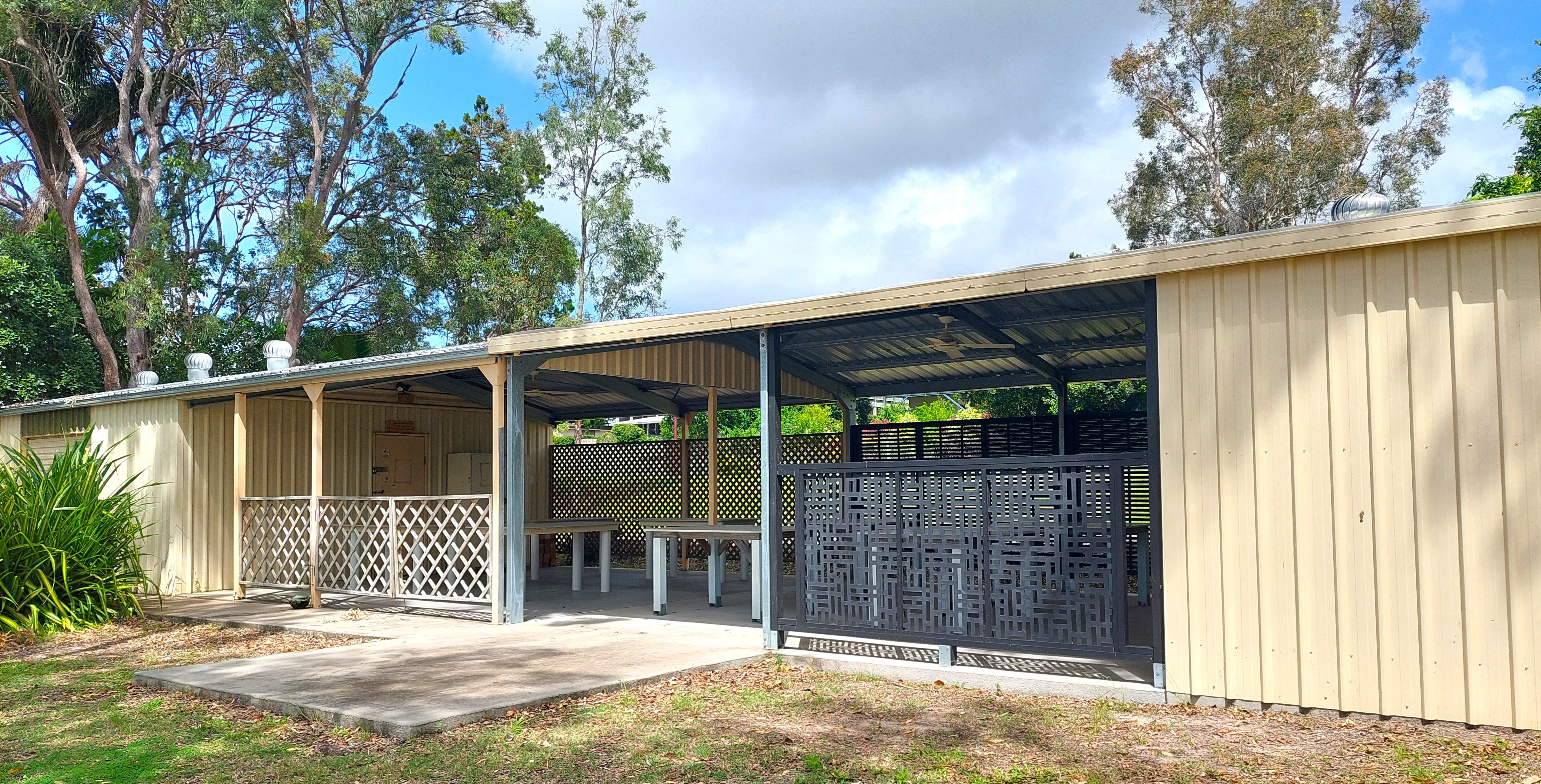Another view of the Bay Potters club shed